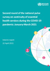 Second round of the national pulse survey on continuity of essential health services -1