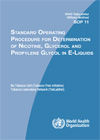 Standard operating procedure for determination of nicotine-1